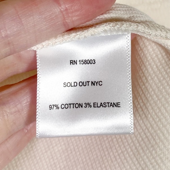 Sold Out NYC The Cropped Not So Basic Tank Cream - Picture 6 of 6